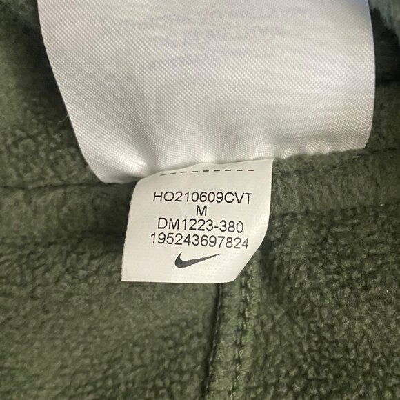 Nike Sportswear Winterized Polar Fleece Jogger Sweatpants Green Men's Medium M - Picture 11 of 11